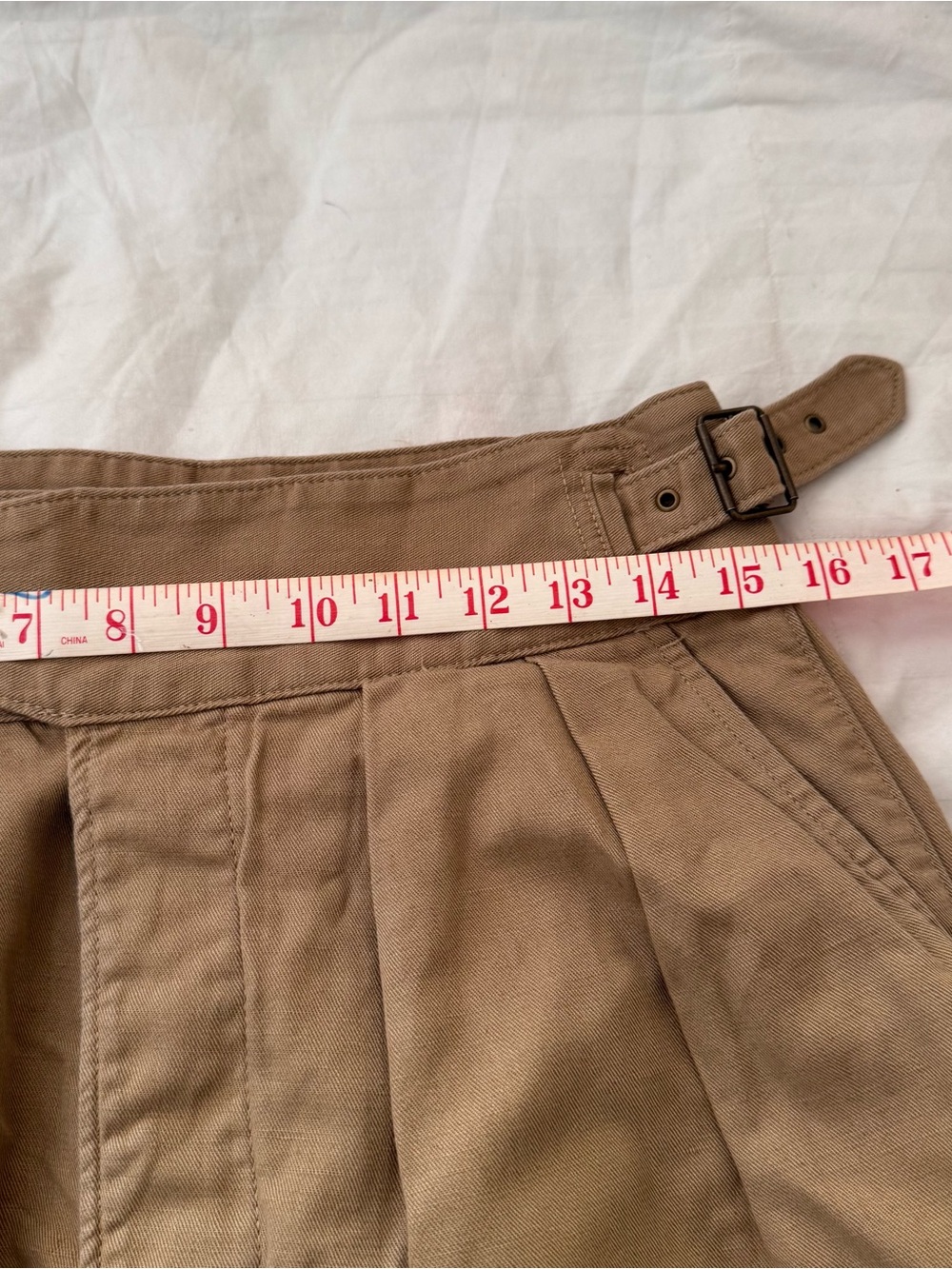 Banana Republic Olive High-Rise Wide-Leg Utility Pants - Picture 6 of 8